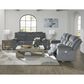 Ashley Tip-Off Power Reclining Sofa in Slate, , large