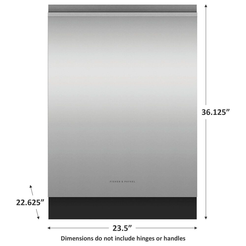 Fisher &amp; Paykel 24&quot; Built-In Bar Handle Dishwasher in Stainless Steel, , large