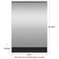 Fisher & Paykel 24" Built-In Bar Handle Dishwasher in Stainless Steel, , large