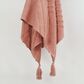 Rizzy Home 50" x 60" Geometric Throw in Coral, , large