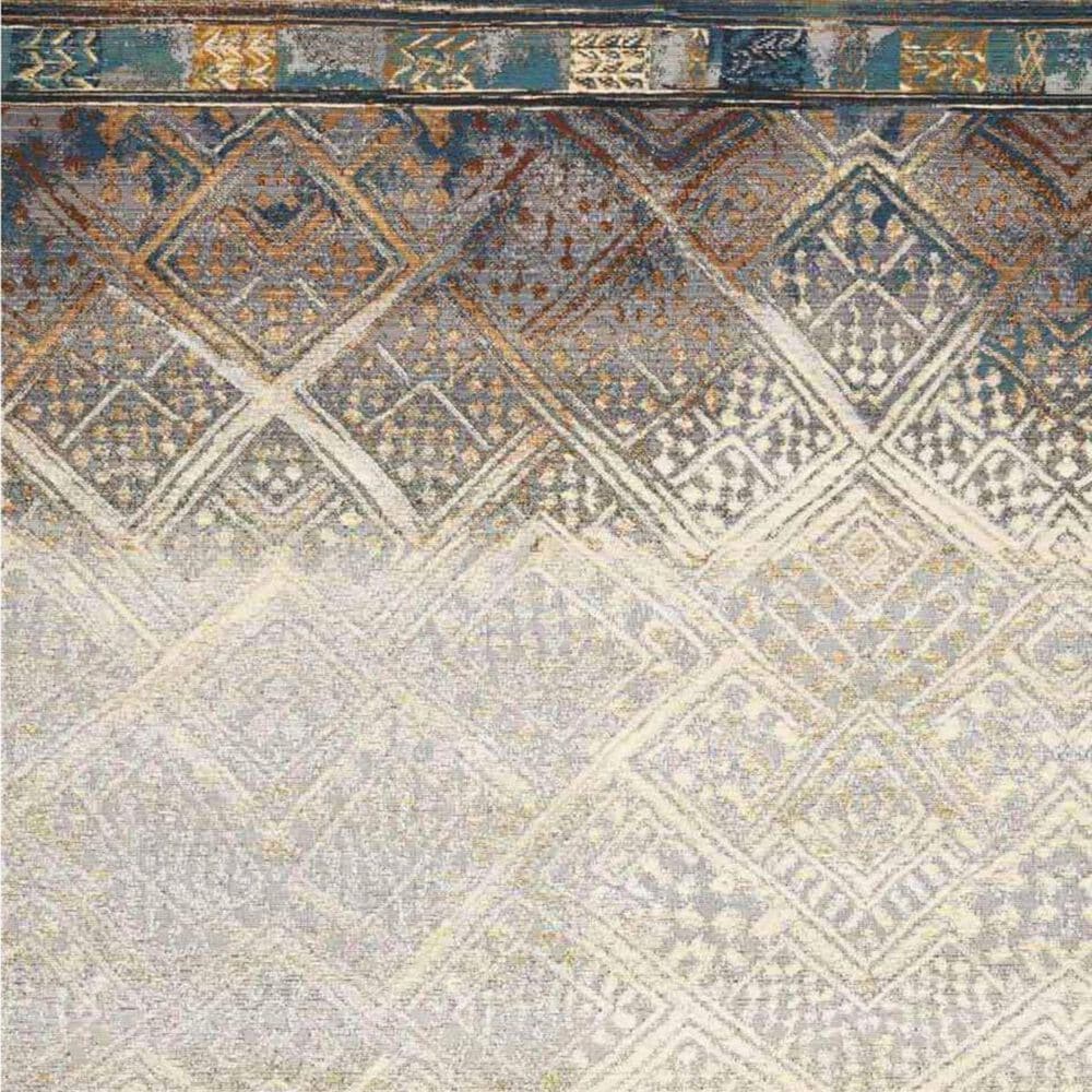 Loloi Mika 5&#39;3&quot; x 7&#39;8&quot; Ivory and Mediterranean Area Performance Rug, , large