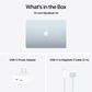 Apple MacBook Air 15-inch Laptop M4 chip - 10 Core CPU - 10 Core GPU - 16GB Memory - 256GB SSD - Sky Blue (Latest Model), , large
