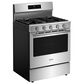 Maytag 2-Piece Kitchen Package with 1.1 Cu. Ft. Over-the-Range Flush Microwave and 5 Cu. Ft. Gas Range in Fingerprint Resistant Stainless Steel, , large