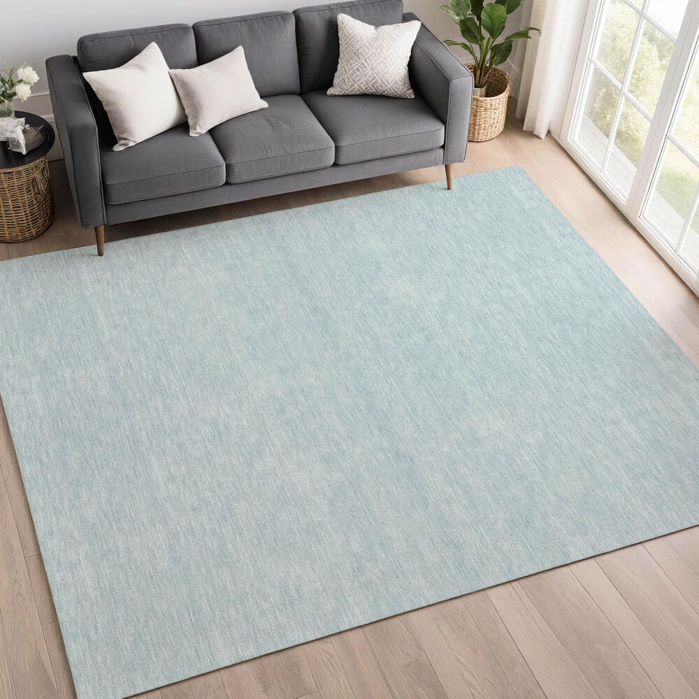 Dalyn Rug Company Soft Essentials Solid Sky 5' x 7'6" Area Rug, , large