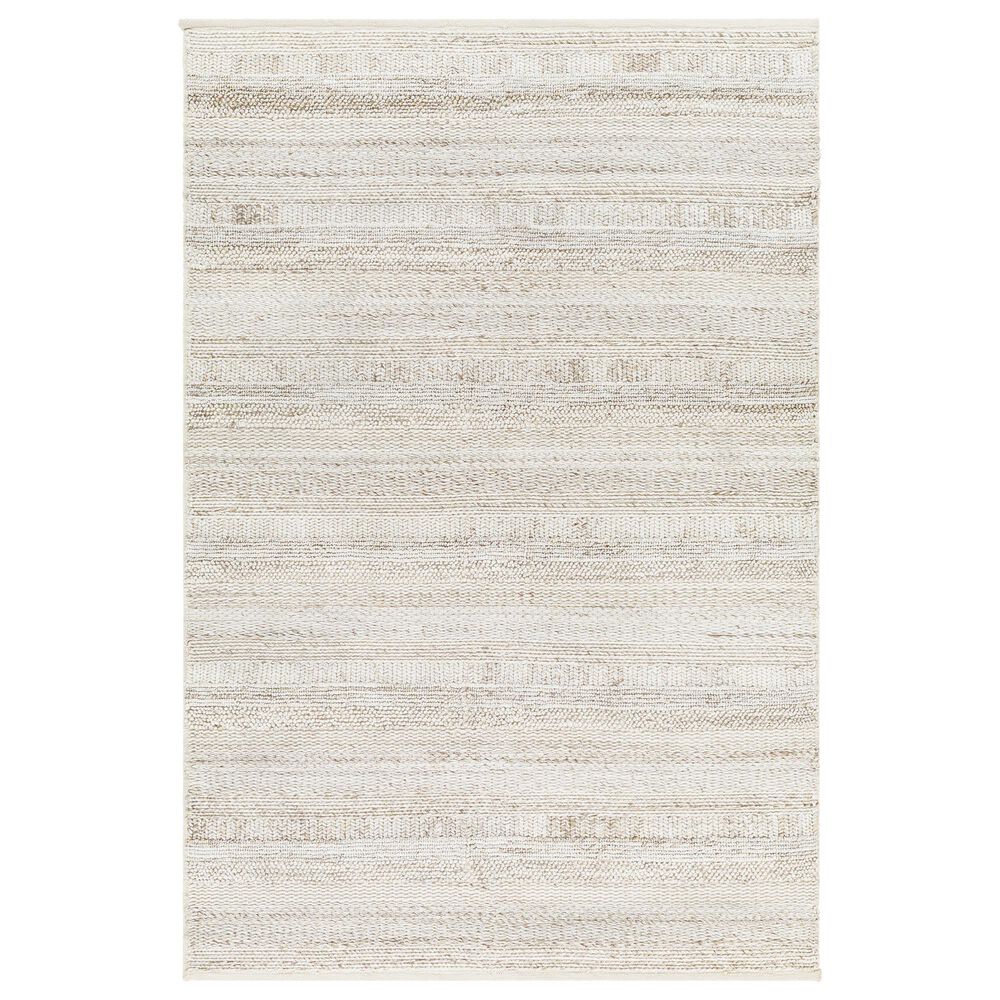 Surya Floria FLI2303 9" x 12" Light Grey Area Rug, , large