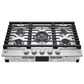LG 2-Piece Kitchen Package with 6.4 Cu. Ft. Wall Oven and 30" Gas Cooktop in Print Proof Stainless Steel, , large