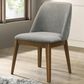 Coaster Franklin Side Chair with Grey Cushion in Dark Brown, , large