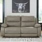 Ashley Narwhal Place 2-Piece Power Reclining Symmetrical Sectional Loveseat in Pebble, , large