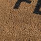 Novogratz Aloha Happy ALO-7 1"6" x 2"6" Natural Door Mat, , large