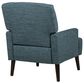 Mayberry Hill Channel Back Chair in Teal, , large