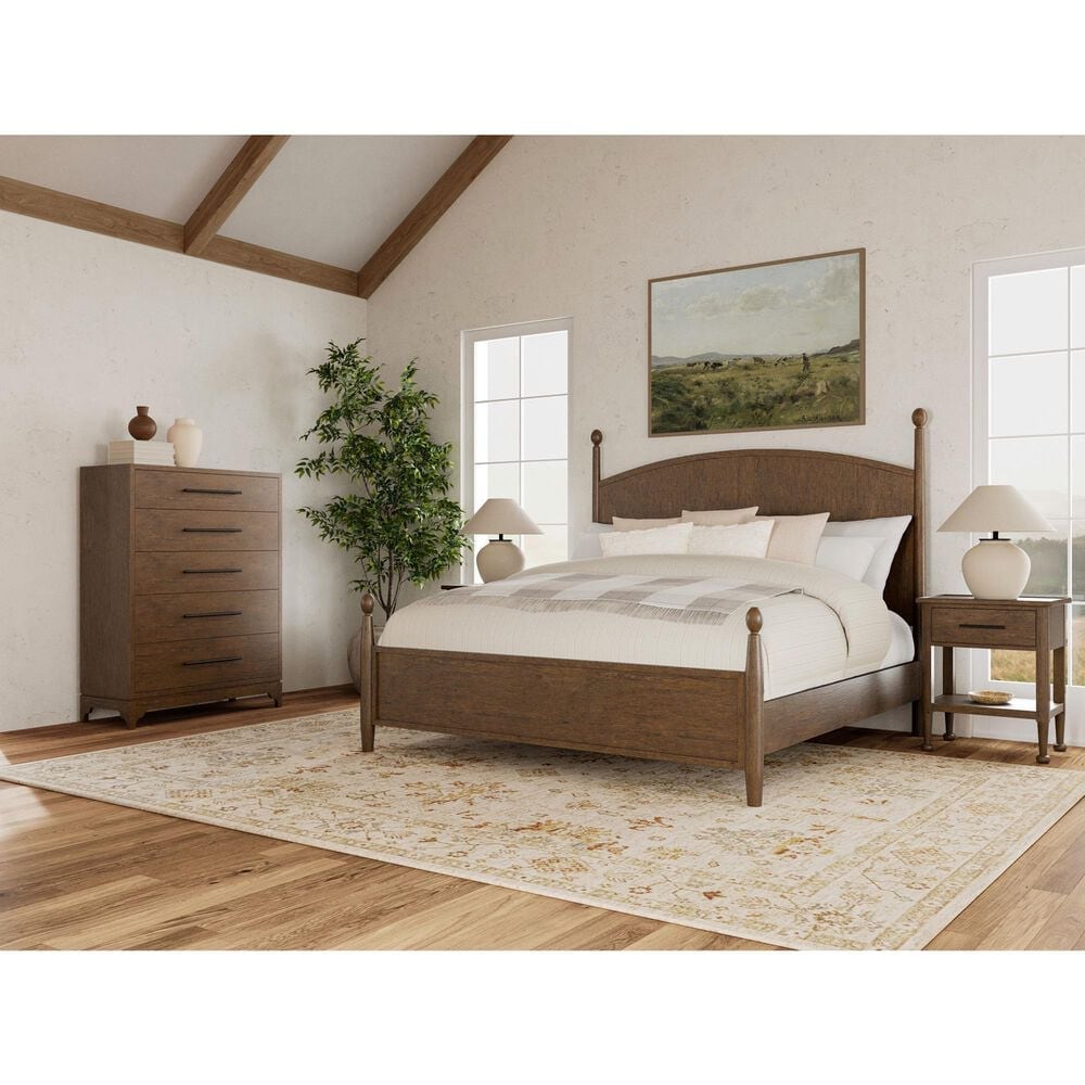 Riverside Furniture Calhoun King Panel Bed in Whiskey Oak, , large