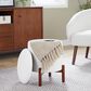 Lumisource Daniella Storage Ottoman in White, , large