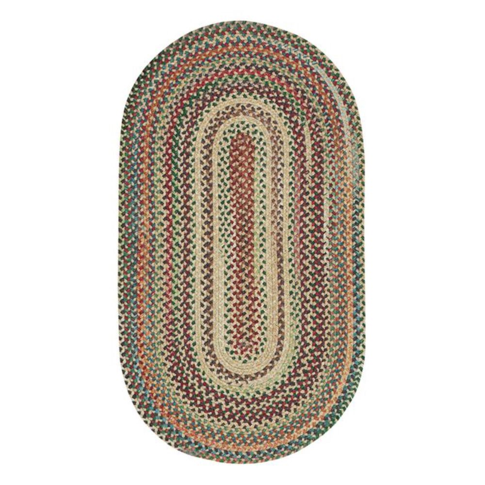 Capel Bear Creek 0980-150 4" x 6" Wheat Oval Area Rug, , large
