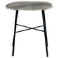 Ashley Laverford End Table in Chrome and Black, , large