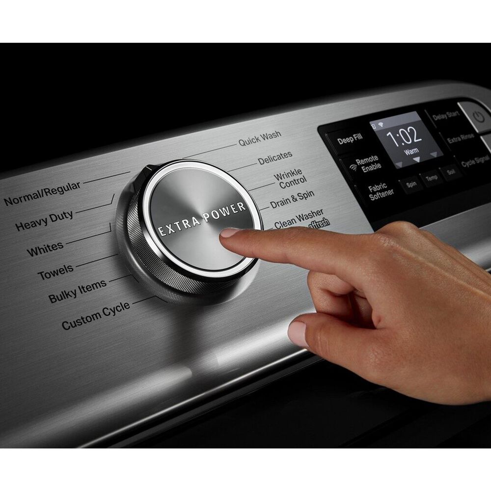 Maytag 4.7 Cu. Ft. Top Load Washer with Agitator in White, , large
