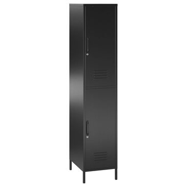DHP Bonanza 2-Door Tall Locker Storage Cabinet in Black, , large