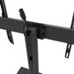 Kanto Adjustable Height and Swiveling Tabletop TV Stand for 40" - 90" TVs in Black, , large