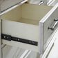 Ashley Kanwyn 4-Piece King Storage Bedroom Set in Whitewash, , large