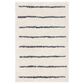 Safavieh Venus Shag VNS604B 10" x 14" Ivory and Dark Grey Area Rug, , large