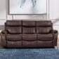 Oxford Furniture Manual Reclining Sofa in Brazil Cocoa, , large