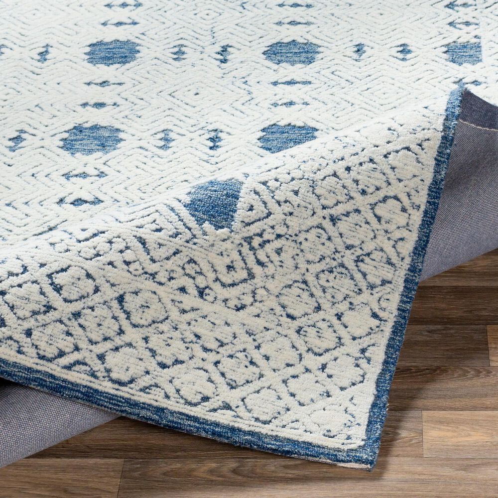 Surya Louvre LOU-2300 4&#39; x 6&#39; Navy, Cream and Ice Blue Area Rug, , large
