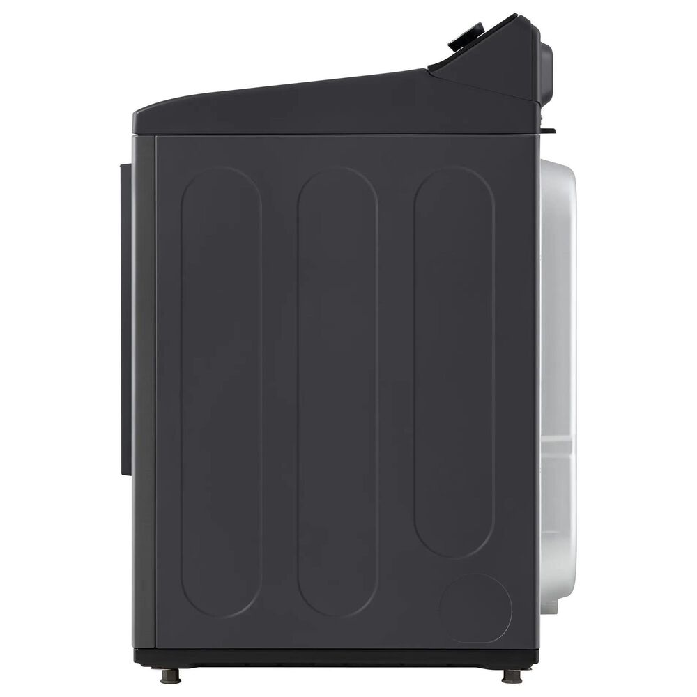 LG 7.3 Cu. Ft. Ultra Large Capacity Smart Electric Dryer in Platinum Black, , large