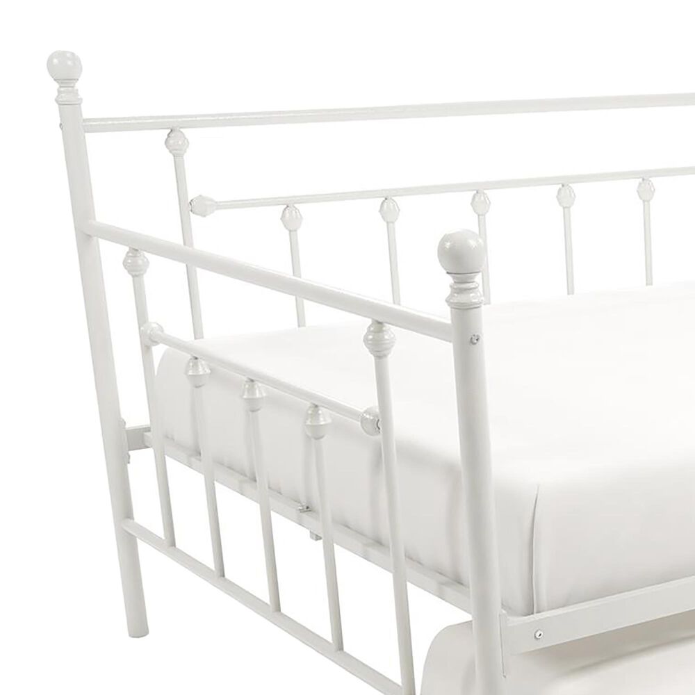 DHP Mia Full Daybed with Trundle in White, , large