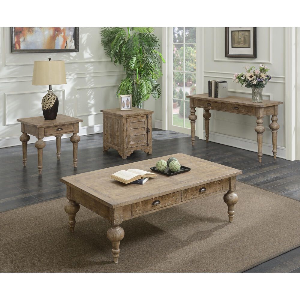 Golden Wave Furniture Interlude Sofa Table in Sandstone Buff, , large