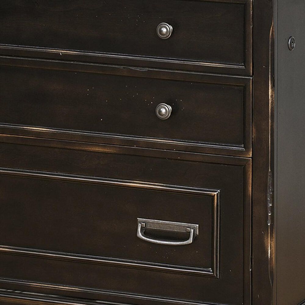Wycliff Bay Hartford File Cabinet in Black and Oak, , large