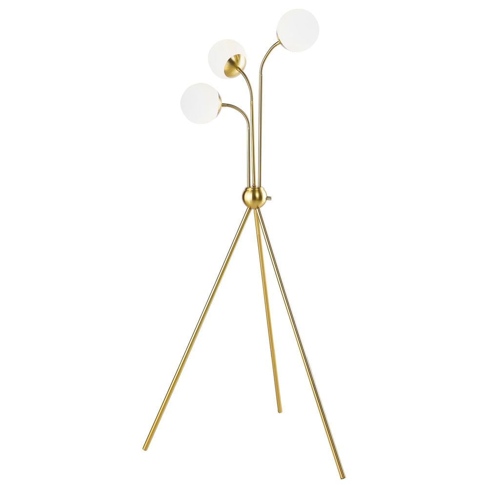 Pacific Landing Miley Floor Lamp in Gold, , large