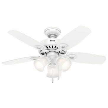 Hunter Builder 42" Ceiling Fan with 3 Lights in Snow White, , large