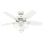 Hunter Builder 42" Ceiling Fan with 3 Lights in Snow White, , large