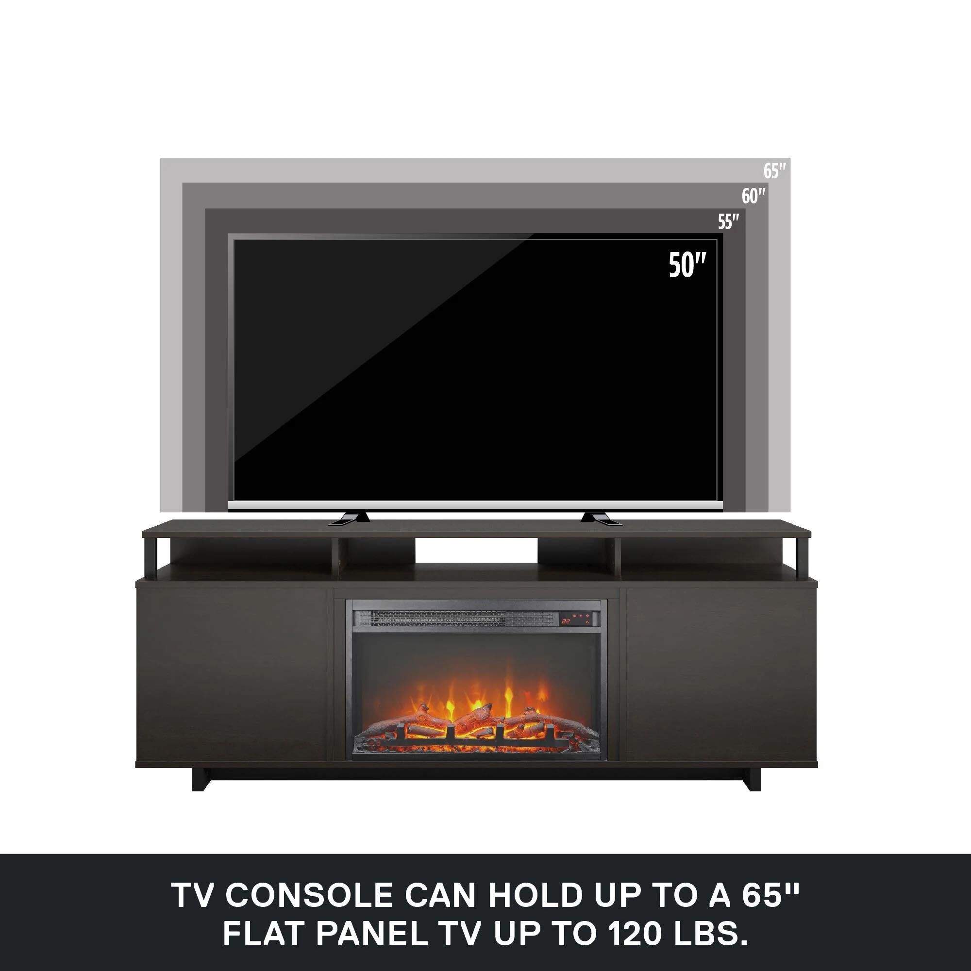 Ameriwood Home Mason Fireplace TV Stand