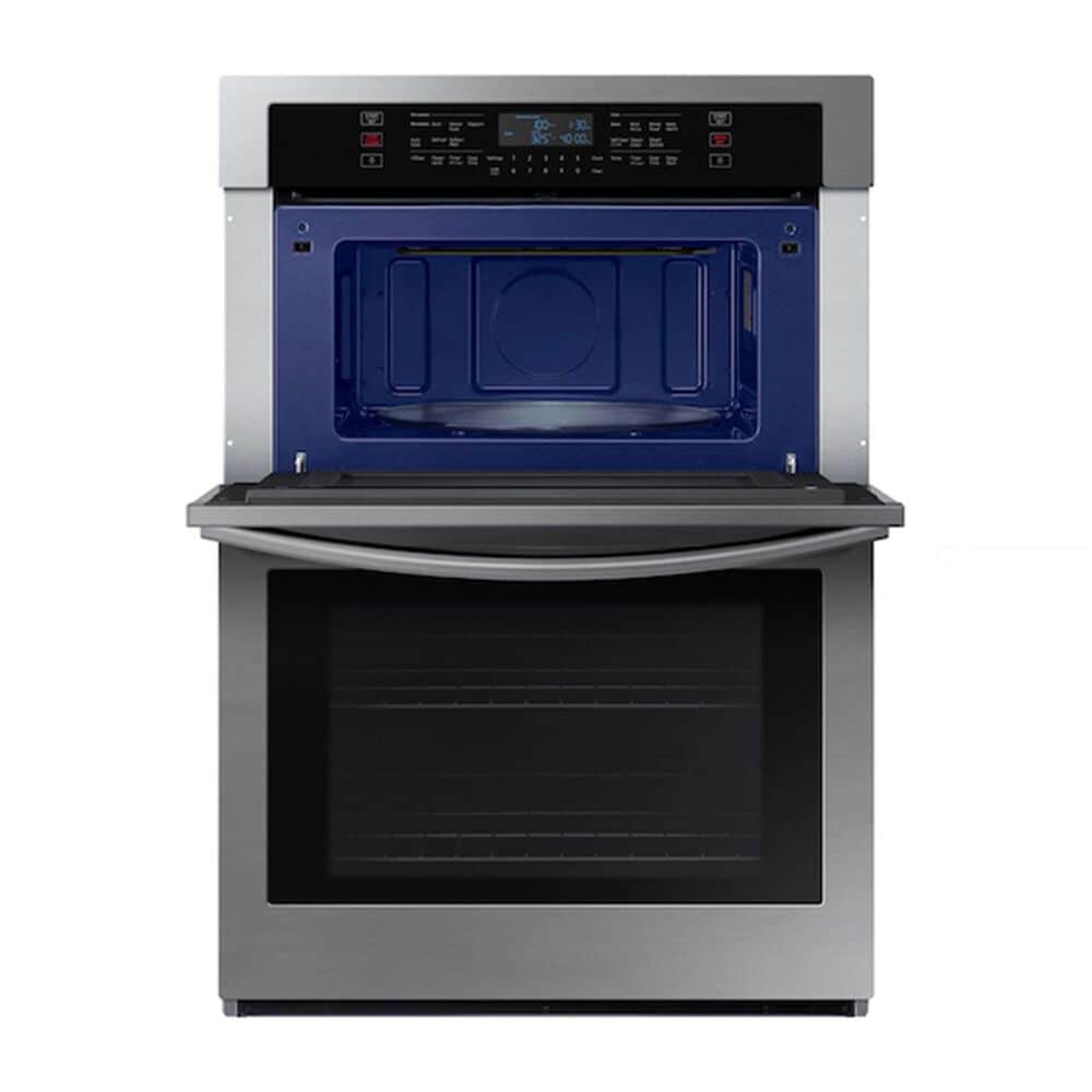 Samsung 30&quot; Smart Electric Wall Oven with Microwave Combination in Stainless Steel, , large