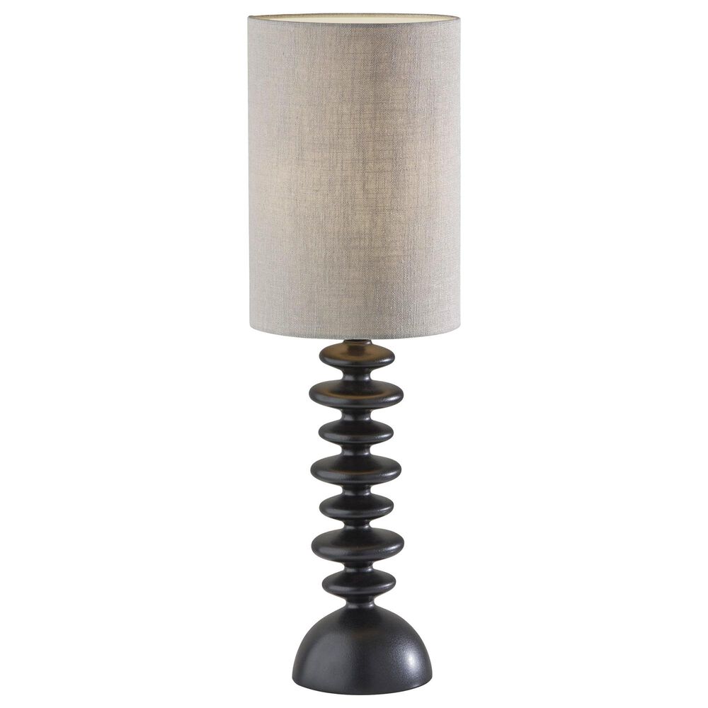 Adesso Beatrice Tall Table Lamp in Matte Black, , large