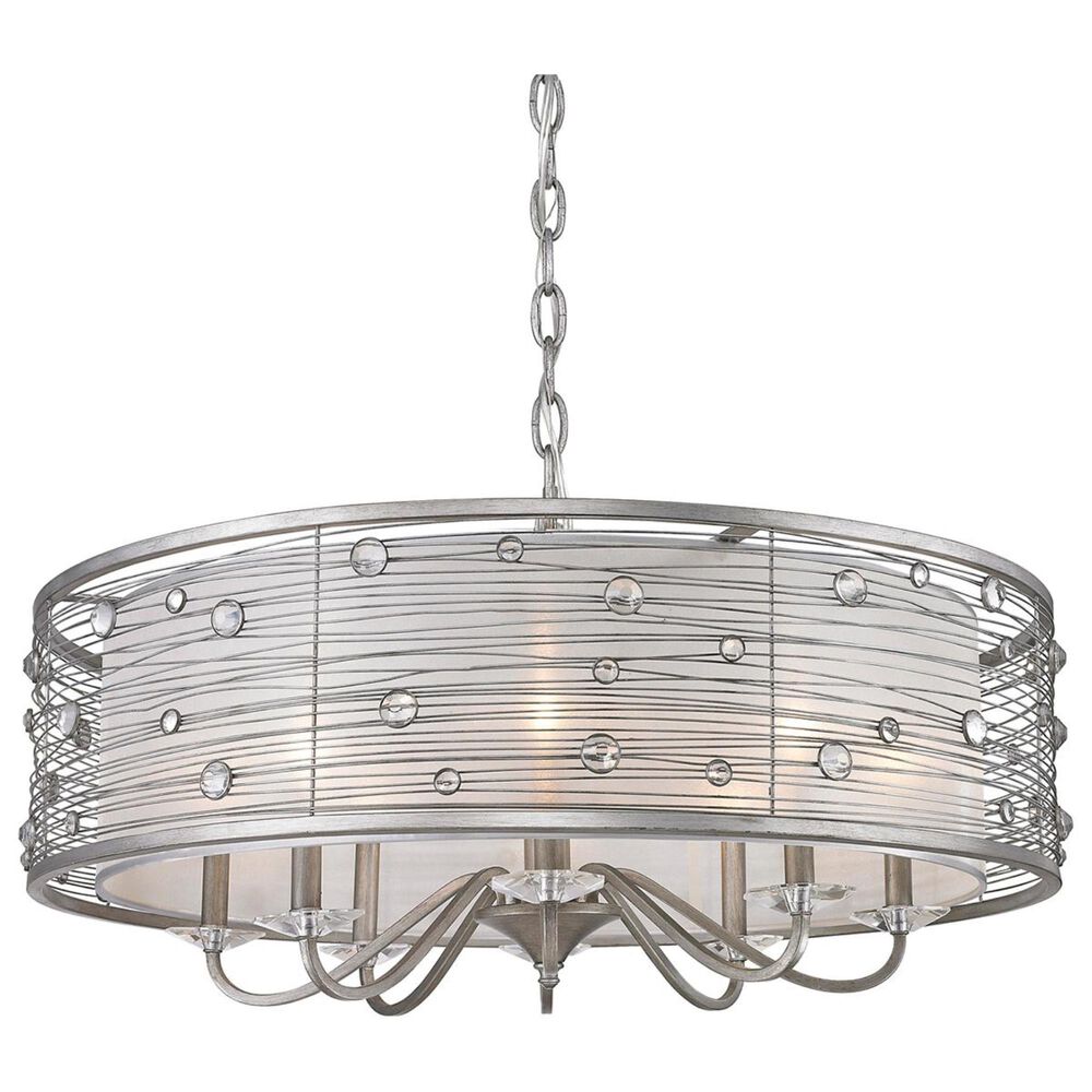 Golden Lighting Joia 8-Light Chandelier in Peruvian Silver, , large
