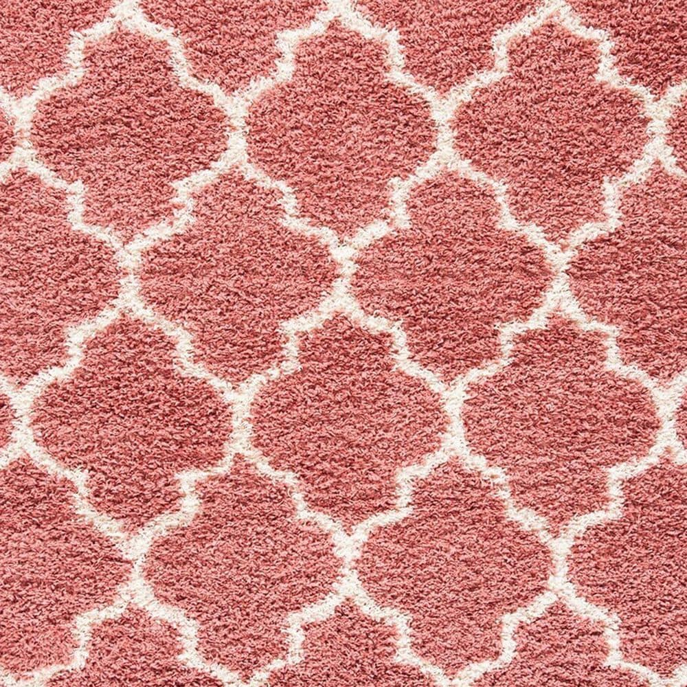 Safavieh Venus Shag 9&#39; x 12&#39; Pink and Ivory Area Rug, , large