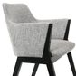 Blue River Arcadia and Renzo 5-Piece 42" Dining Set with Gray Cushion in Black, , large
