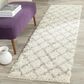 Safavieh Dallas Shag SGD258F-28 2"3" x 8" Ivory/Grey Runner, , large