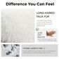Furniture of America Neyra Long-Haired Accent Chair in White, , large