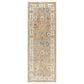 Surya Reina Tan, Light Brown, Light Gray, Cream, Denim, Mustard and Olive 2"7" x 7"3" Runner, , large