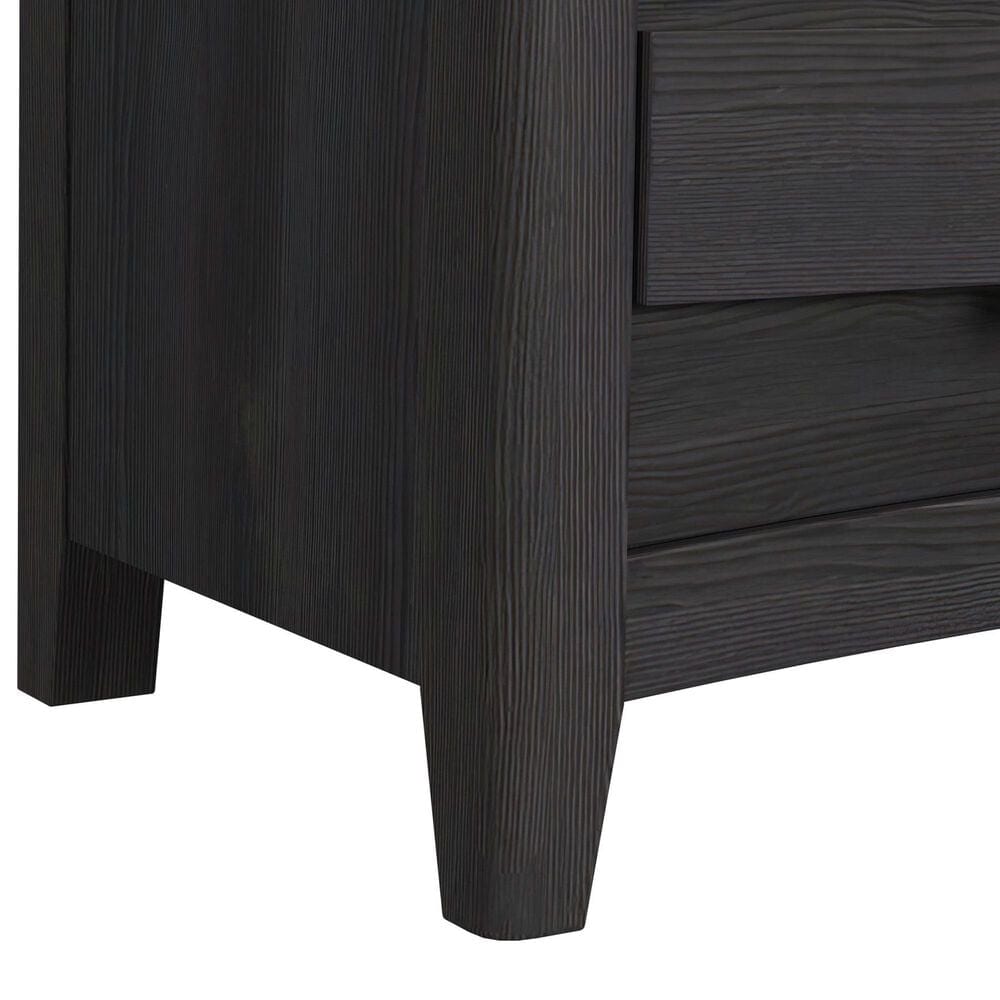 Mayberry Hill Tobias 2-Drawer Nightstand in Black, , large