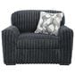 Ashley Midnight-Madness Oversized Chair in Gunmetal, , large