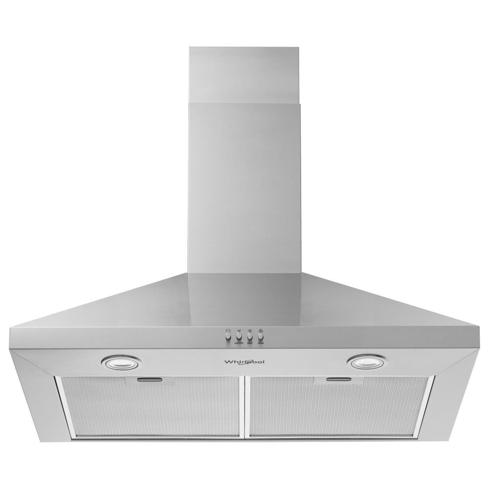 Whirlpool 30&quot; Chimney Range Hood with 400 CFM in Stainless Steel, , large