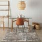 Nourison Tangra TNR02 5"3" x 7"3" Grey and Multicolor Area Rug, , large
