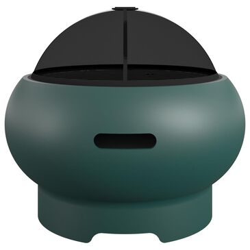 DHP Asher 27" Fire Pit in Hunter Green, , large