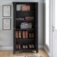 Bush Salinas Tall Storage Cabinet in Vintage Black, , large
