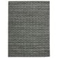 Amer Rugs Houston 2" x 3" Dark Gray Area Rug, , large