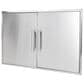 Coyote Outdoor 36" Double Access Doors in Stainless Steel, , large