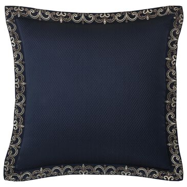 J. Queen New York Caruso Euro Sham in Royal Blue, , large
